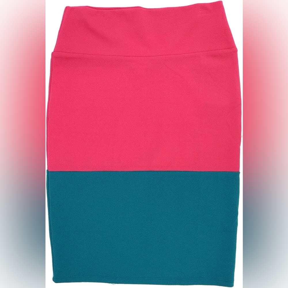 Lularoe Cassie size small Two-Tone Pink Blue skirt